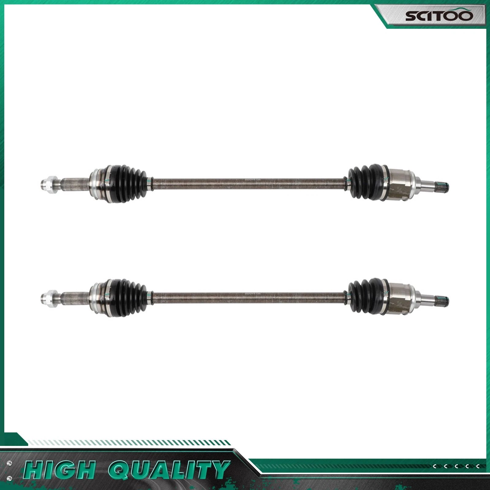 2X CV Axles Rear for Toyota RAV4 (2006–2018) 2.4L 2.5L 3.5L 4WD/AWD
