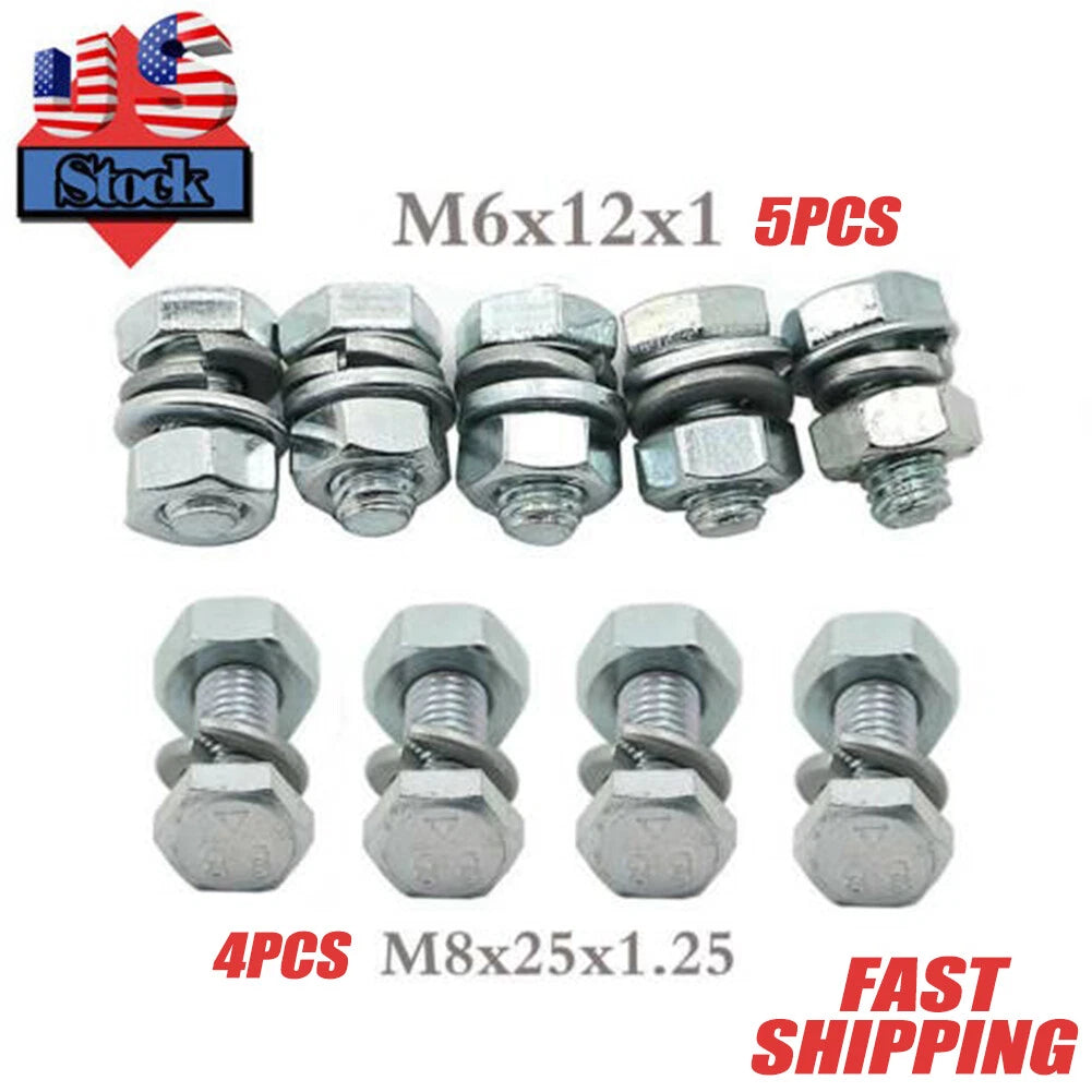9pcs Rim Bolt Kit for Honda CT70 (1969–1982, 1991–1994)