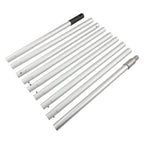 12ft Aluminum Extension Pole with Standard Threaded End for Attachments