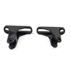 Rear Passenger Footpeg Mini Mount Black for Harley Touring Street Road Glide (93-23)