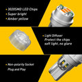 2X T10 194 168 2825 Amber LED Side Marker Light Bulbs for