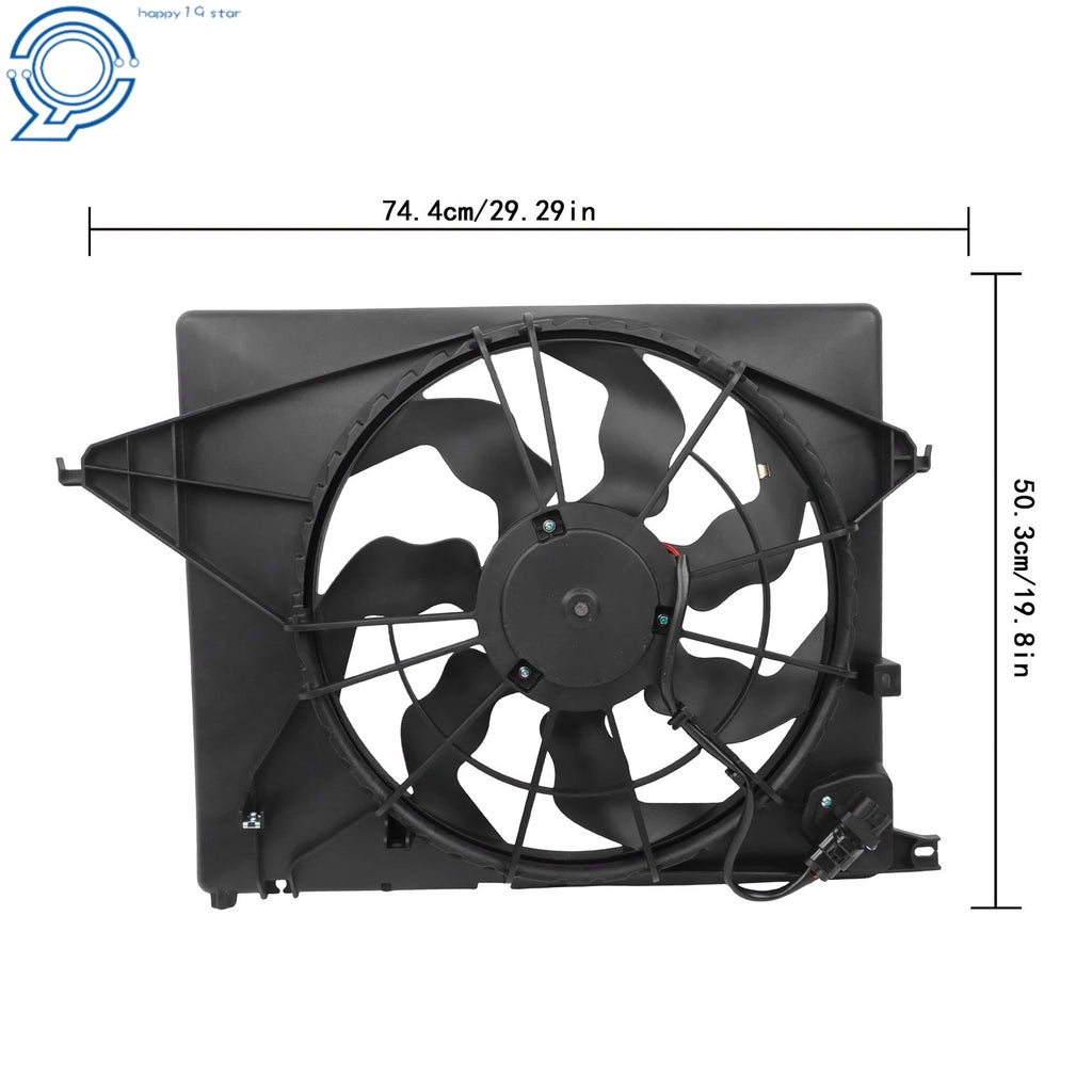 Cooling Fan for Hyundai Santa Fe, Kia Sorento (2010–2012)