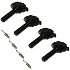 Set of 4 Ignition Coils & Iridium Spark Plugs for Subaru Forester (2014–2016)