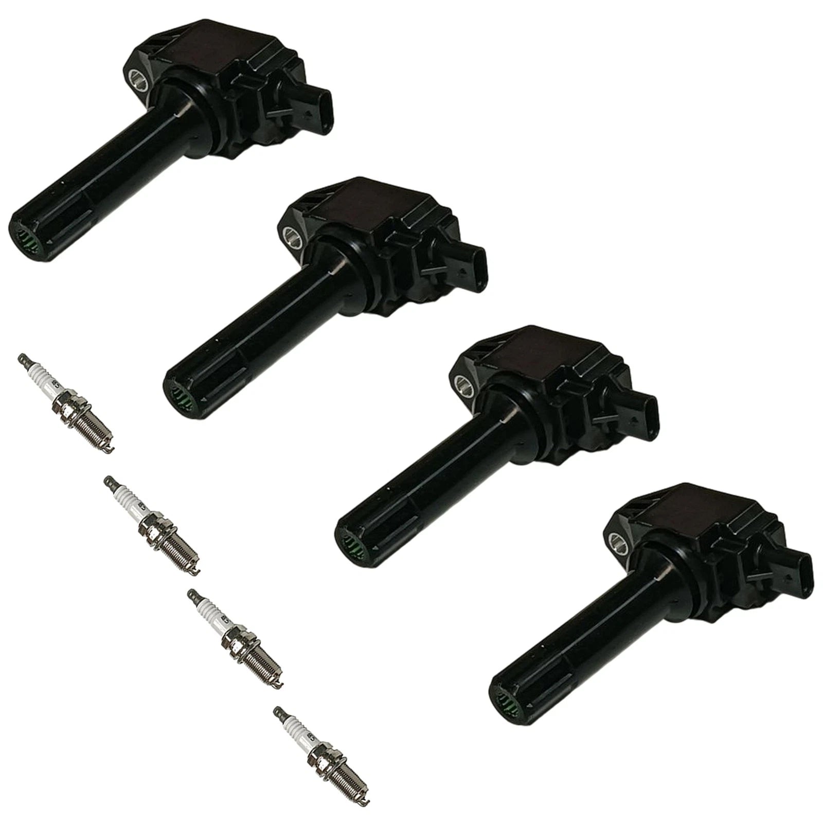 Set of 4 Ignition Coils & Iridium Spark Plugs for Subaru Forester (2014–2016)