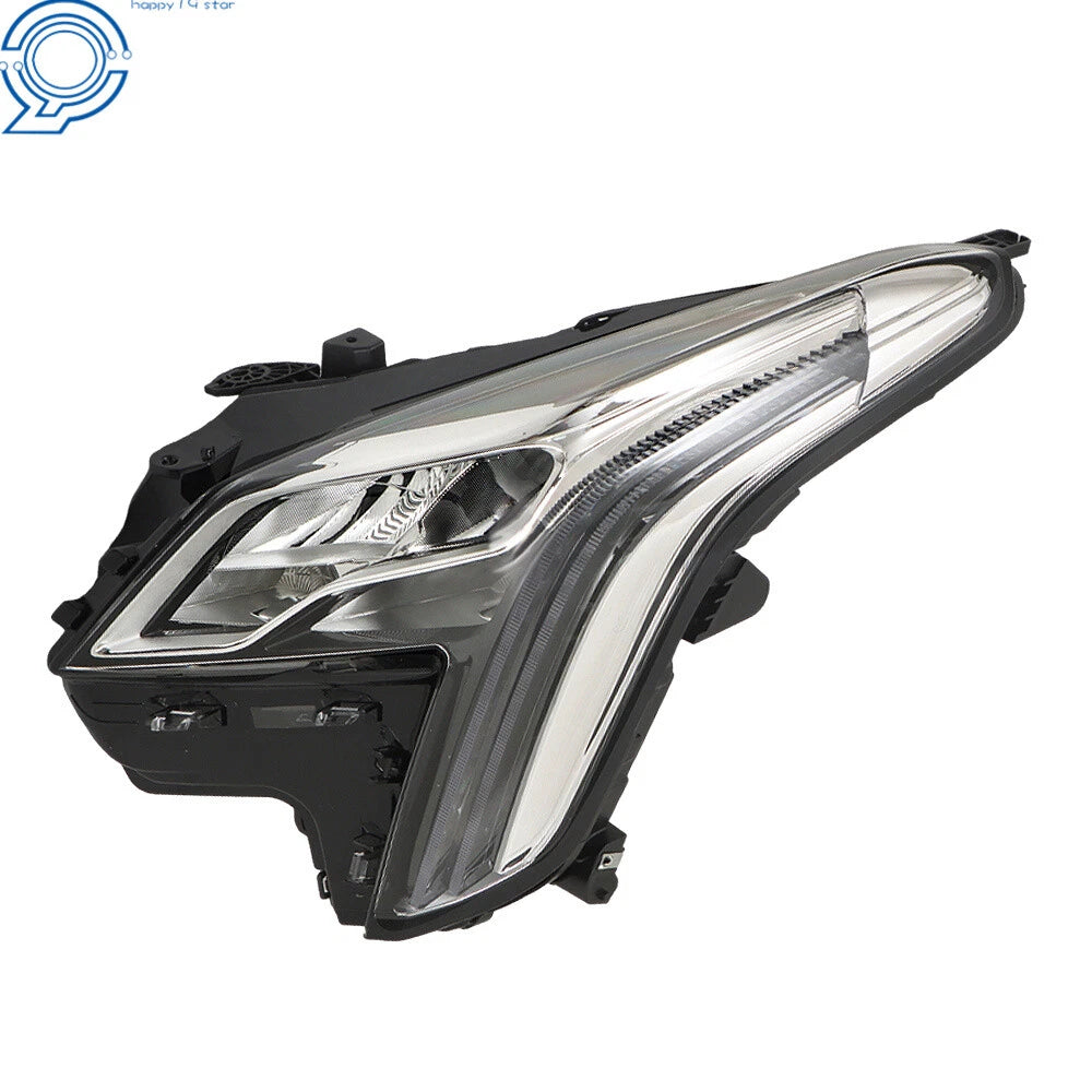 Driver Left Headlight for Cadillac XTS (2018-2019) LED DRL Chrome Clear Lens
