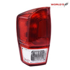 Left Side Rear Tail Light for Toyota Tacoma (2016–2019) Red/Clear Halogen