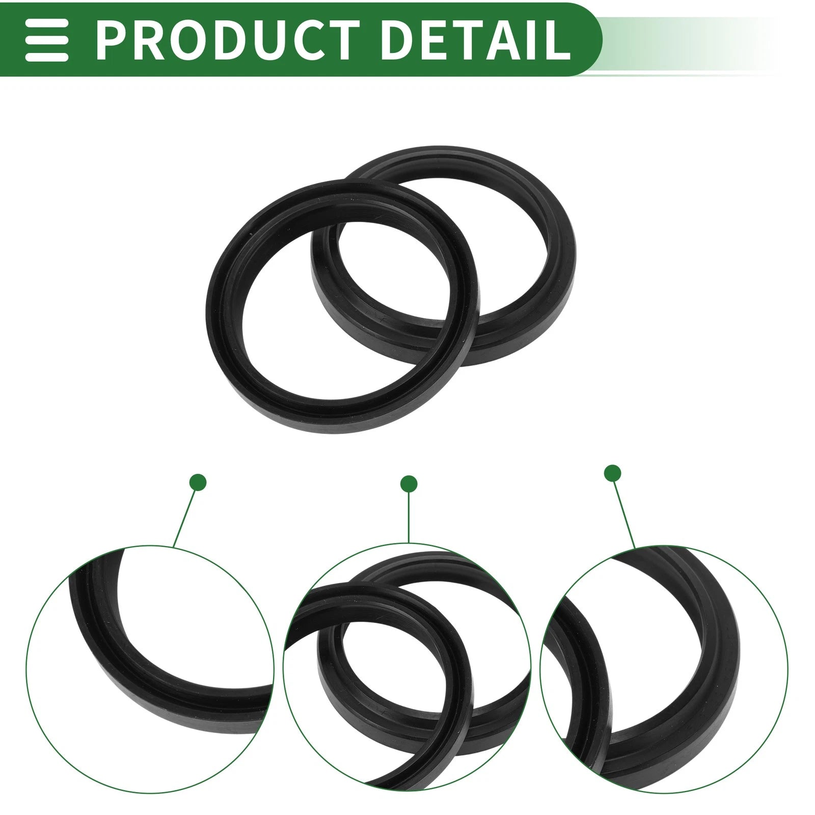 Set of 5 Oil Seal Rotary Shaft Seal NBR Rubber 45x55x6mm