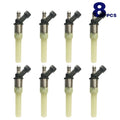 Set of 8 Fuel Injectors for Chevy Pickup Truck V8 5.7L 5.0L (12568332A, FJ10565)