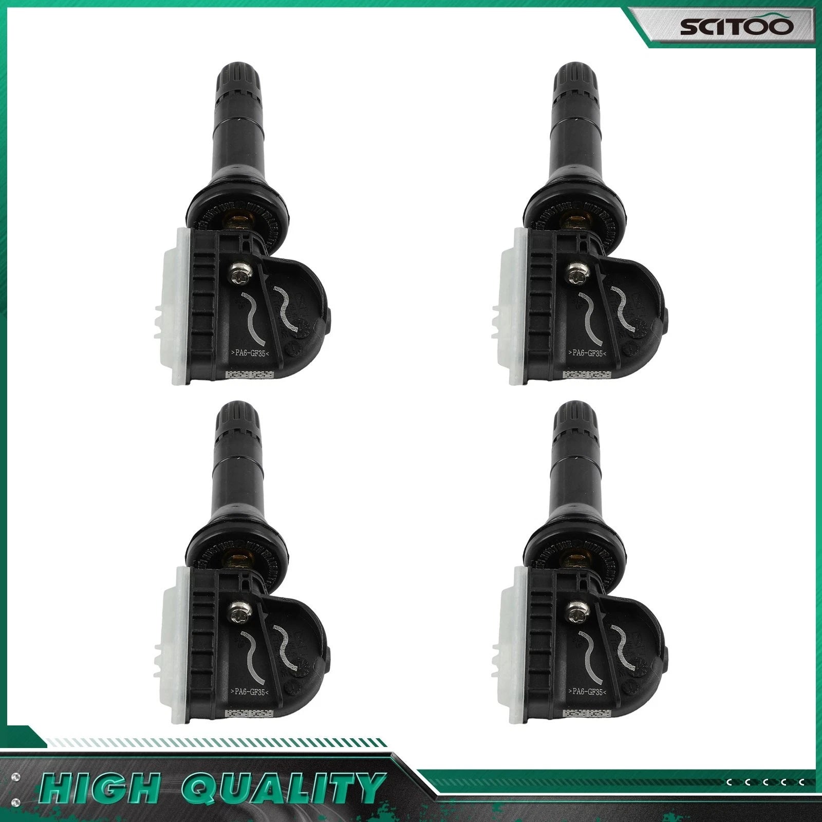4X Tire Pressure Monitor Sensor for Ford F250-F550 Lincoln (2017–2020) 315MHZ