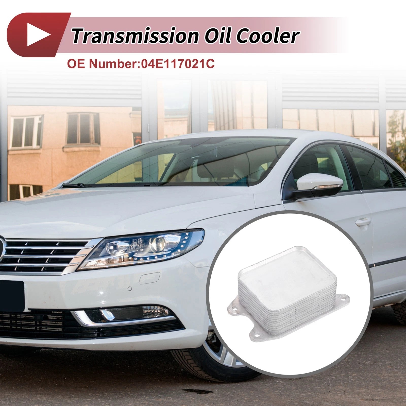 Engine Oil Cooler for Volkswagen CC (2011–2016) No. 04E117021C