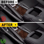 Center Console Lid Armrest Cover for Acura TL (2009–2014) Black Leather
