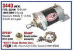 Starter Motor for Suzuki 3 Cylinder 50-85HP (Replaces 31100-95600, 18-6414)