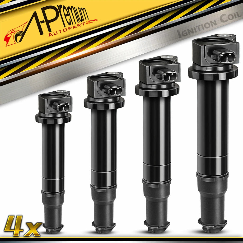 Set of 4 Ignition Coils for Hyundai Accent Kia Rio (2006–2011)