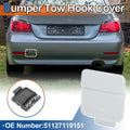 Rear Car Bumper Tow Hook Cover for BMW 525i 530i 545i 550i (2001–2010) No. 51127119151 White