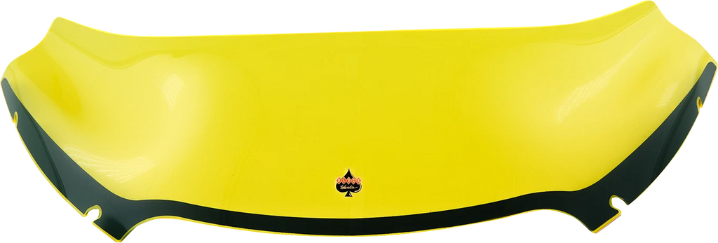 Klock Werks 6" Kolor Flare Windshield for FLTR (KWW-01-0629) - Yellow Ice
