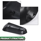 2Pcs Mirror Cover Set for Ford F150 (2009–2014) Black