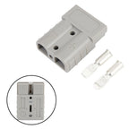 Forklift Battery Connector Socket 48x37mmx16mm Copper Silver