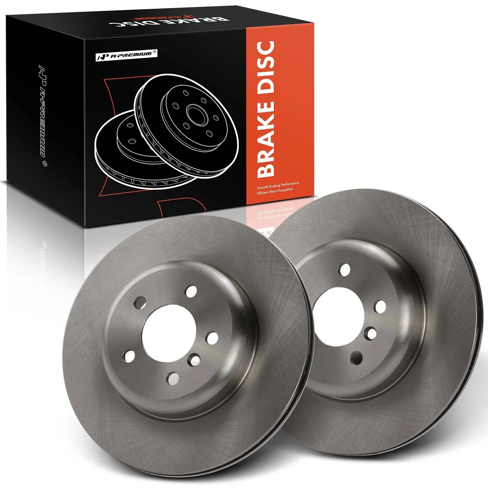 2X Rear Disc Brake Rotors for BMW 535i 550i 640i 740i 740Li (2011–2019)