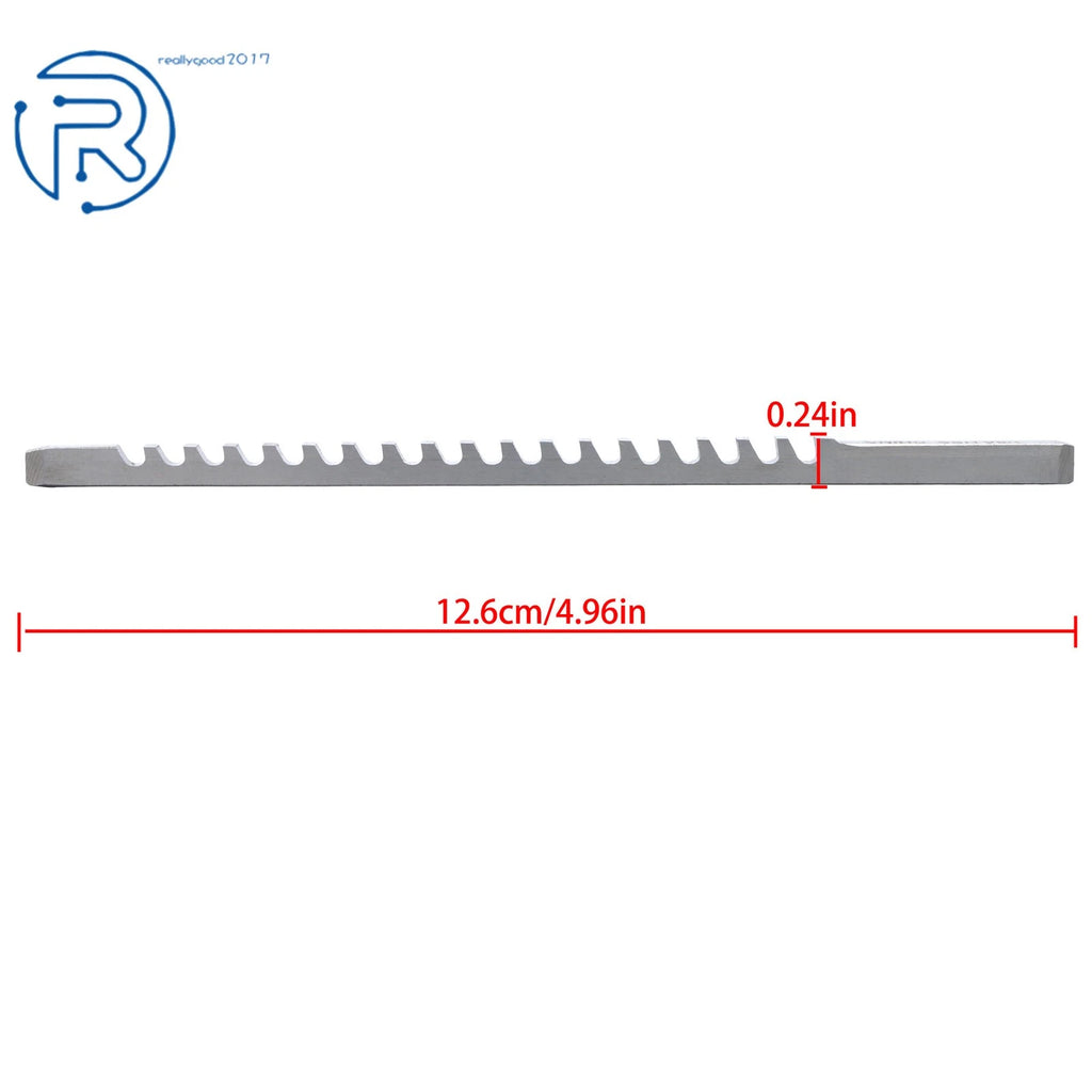 1/8" Push-Type Broach Cutting Tool for High-Speed Steel (W/ Shim)