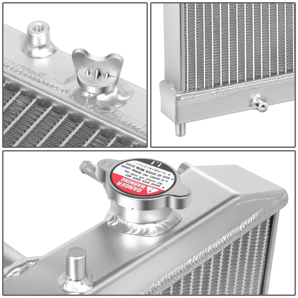 Full Aluminum 2-Row Racing Radiator for Civic/CRX/Del Sol/Integra (MT)
