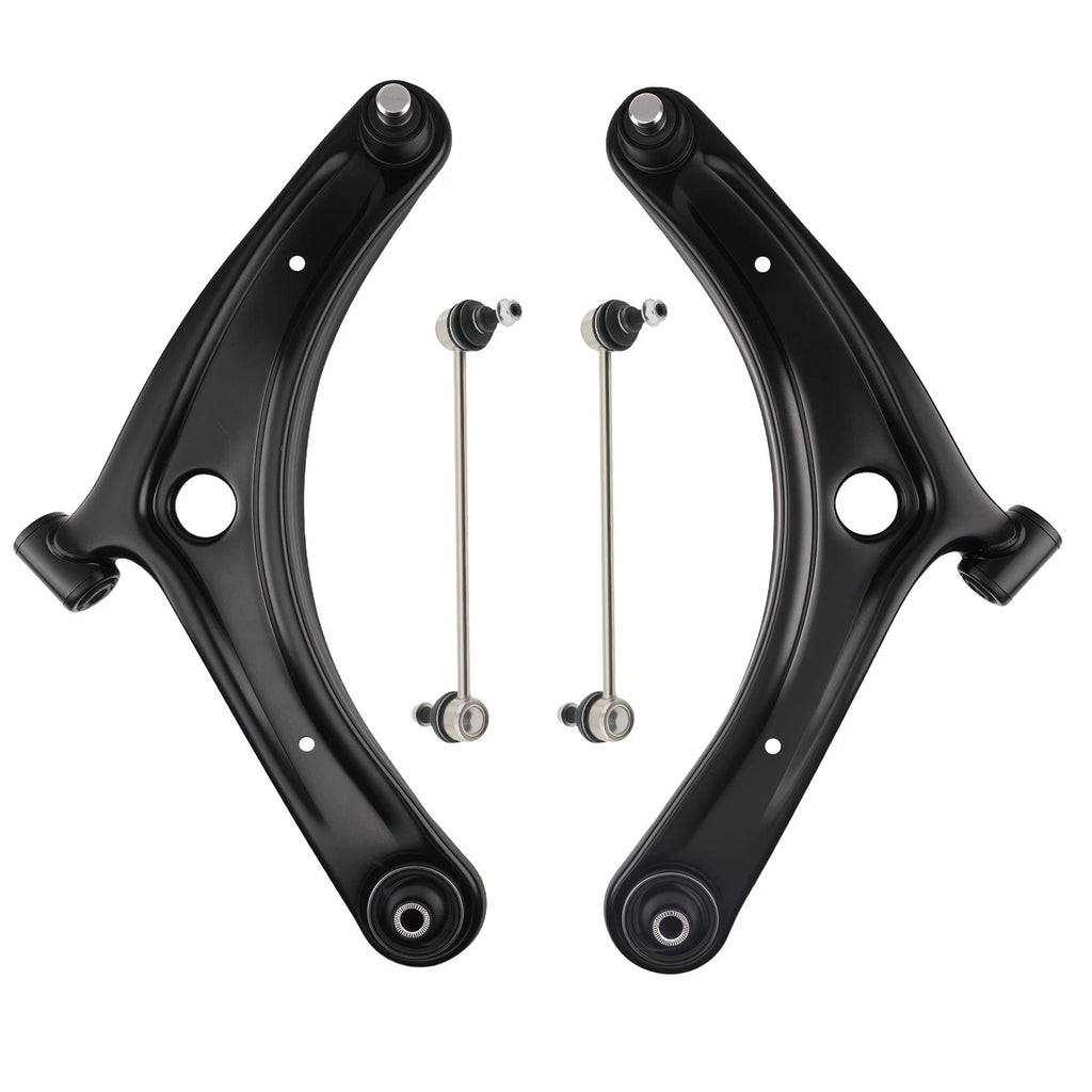 Set of 4 Front Lower Control Arms for Jeep Compass Patriot Caliber (2007-2017)