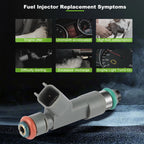 Set of 4 Fuel Injectors for Chevrolet HHR (2009–2011), Malibu (2010–2012), Pontiac G6 (2010) 2.4L