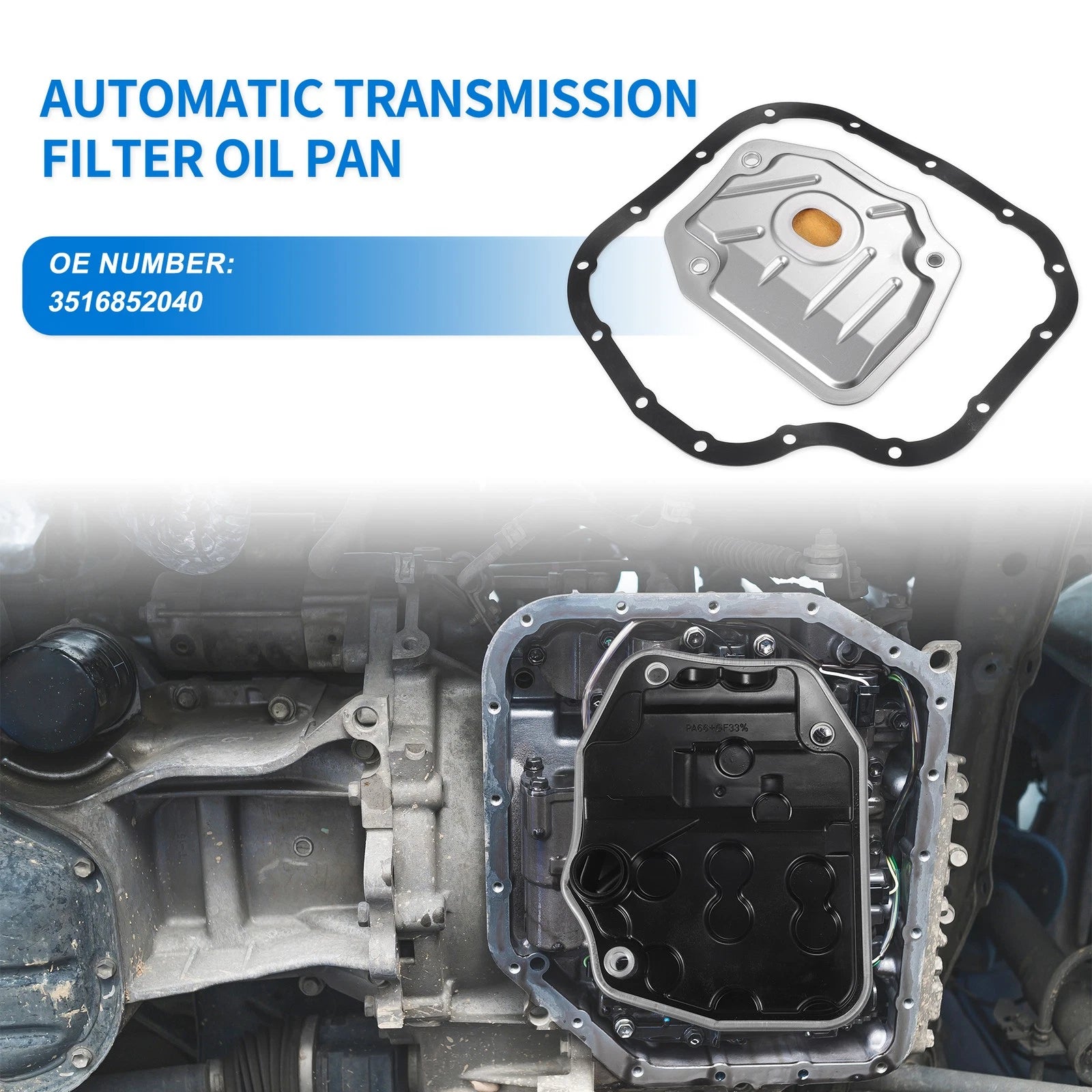 Transmission Filter Oil Pan Gasket Kit for Toyota Yaris (No. 3516852040)