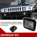 2X Front Clear Lens Parking Signal Light for Hummer H2 (2003–2009)