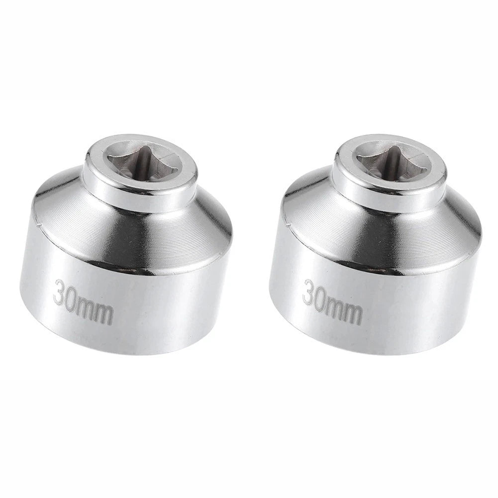 2 Pcs Oil Filter Cap Remover Tool for Most Cars (Chrome Vanadium Steel)