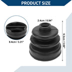 Inner CV Joint Boot Kit w/ Clamps for Hyundai Santa Fe (2009–2012)