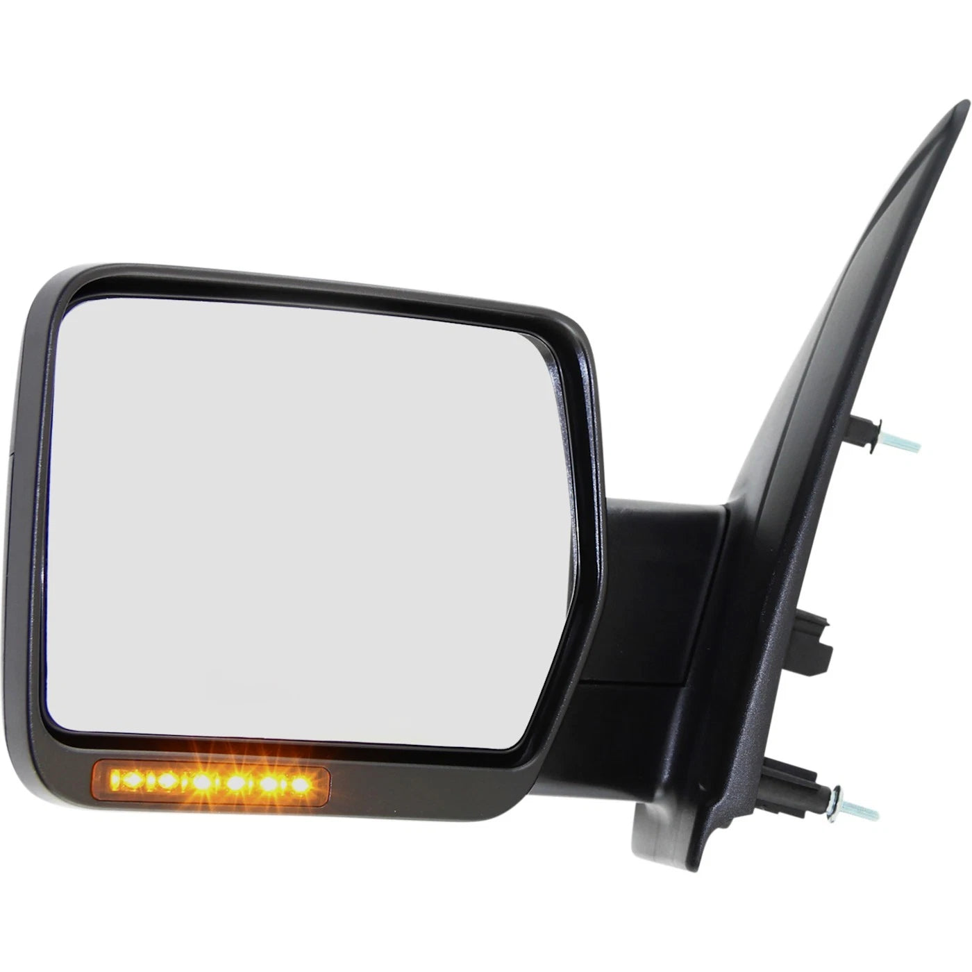 Power Mirror Set of 2 for Ford F-150 (2009–2010) Black Manual Folding Heated