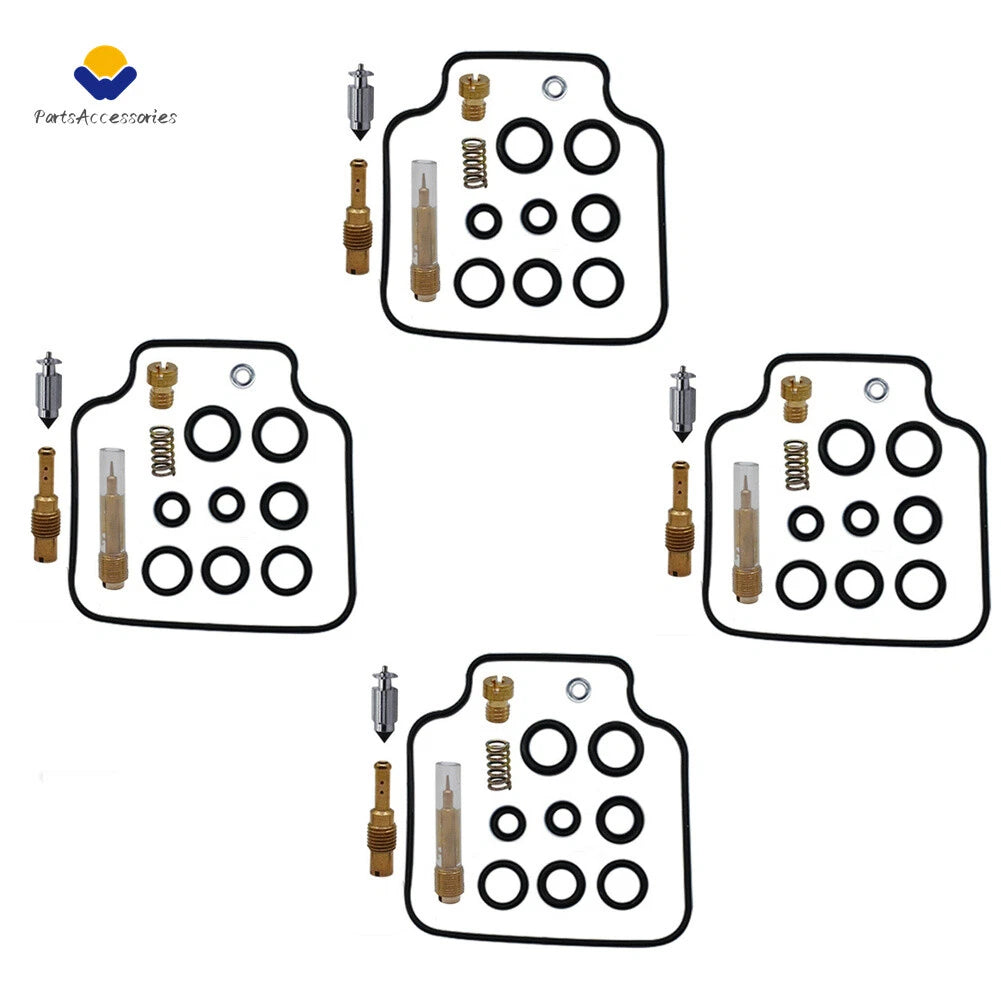 Set of 4 Carburetor Rebuild Kits for Honda NightHawk 650 (1983–1985)