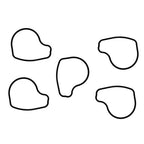 5pcs Water Passage Gasket Seal 911823 3852560 for Volvo Penta