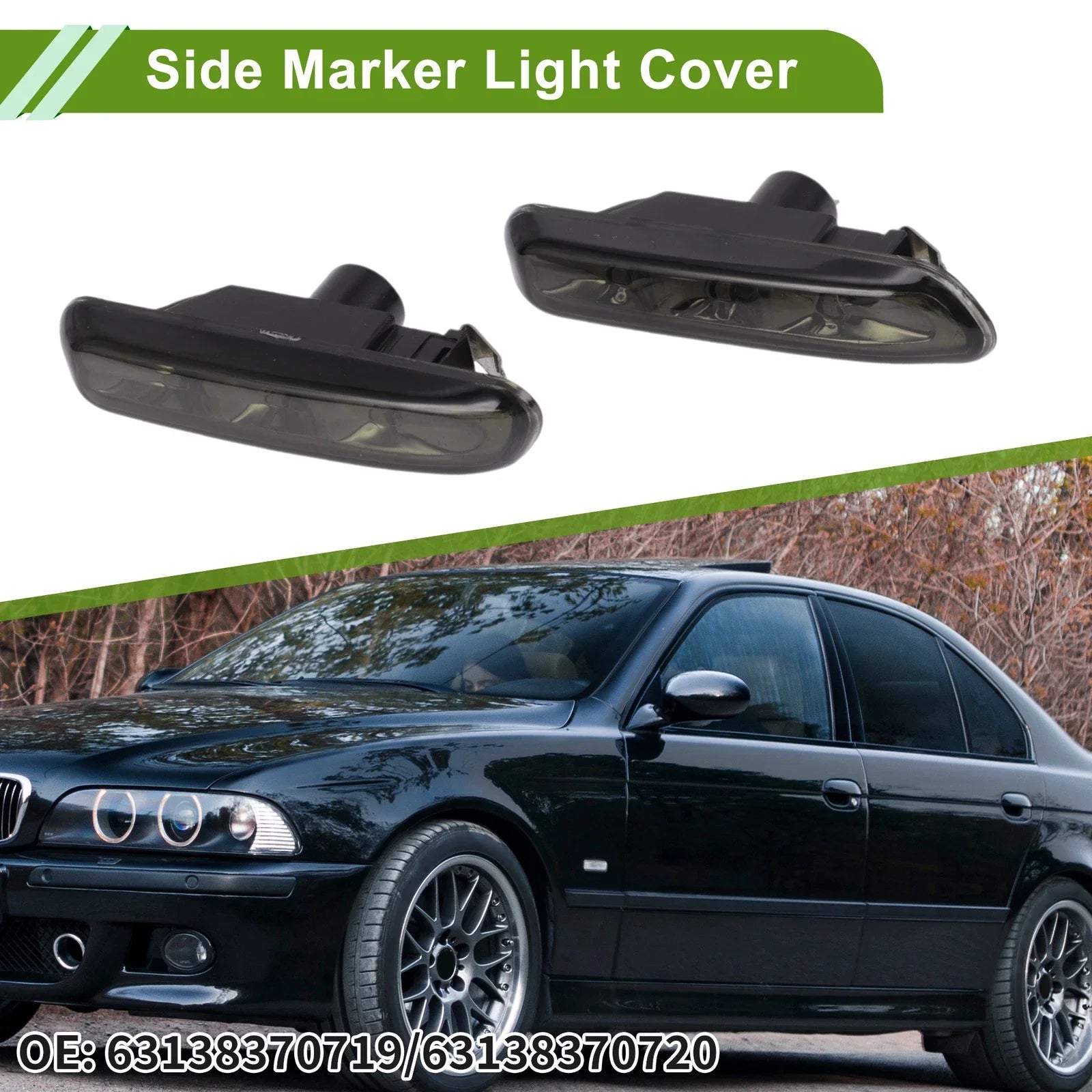 Marker Light Covers for BMW E46 (1999-2001)