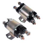 Set of 2 Solenoids for Yamaha G1 Gas Golf Cart (12V, 6 Terminal)
