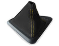 Leather Automatic Shift Boot Cover for BMW E81 E82 E87 (2004–2013) Yellow Stitch