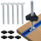 Set of 5 M8 Threaded Fasteners for Woodworking Tools