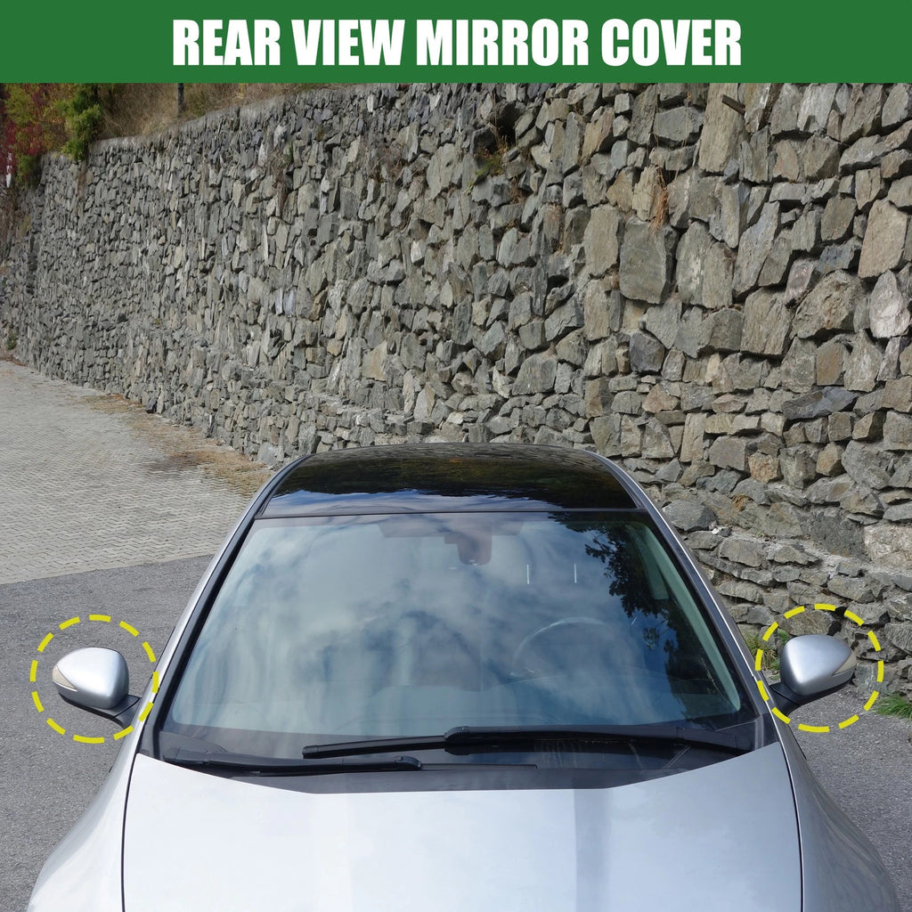 2X Rearview Mirror Cap for Hyundai Elantra (2017–2020) Gloss Black