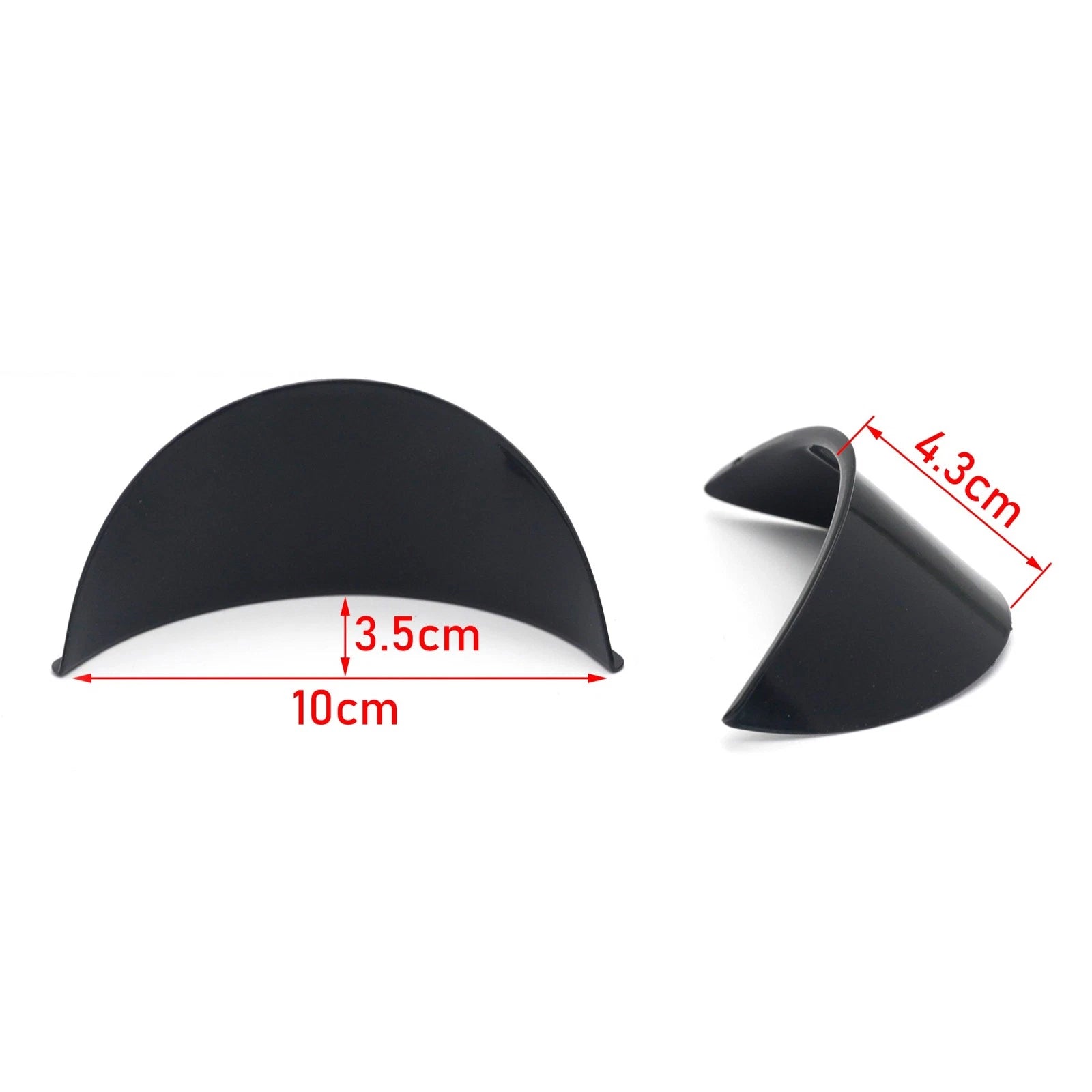 Passing Lamp Visor for Harley Softail Touring Dyna (4.5")