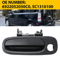 Outer Door Handle for Scion xB (2004–2006) - Black, Left Side, Keyhole