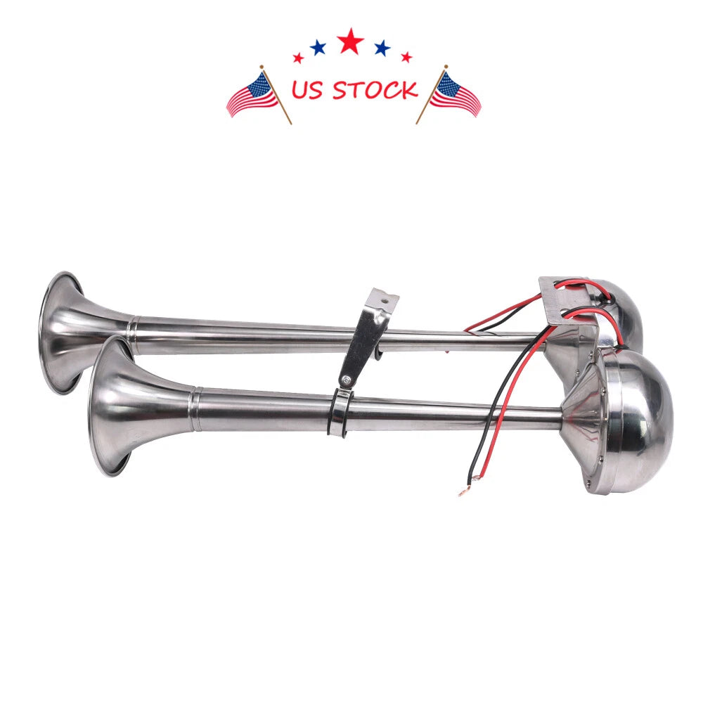 Electric Trumpet Horn for Car Boat Yacht Truck (12V)
