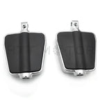 Chrome Rubber Footpegs for Suzuki Boulevard Intruder S83 VS1400 VZ800 (1997–2004)