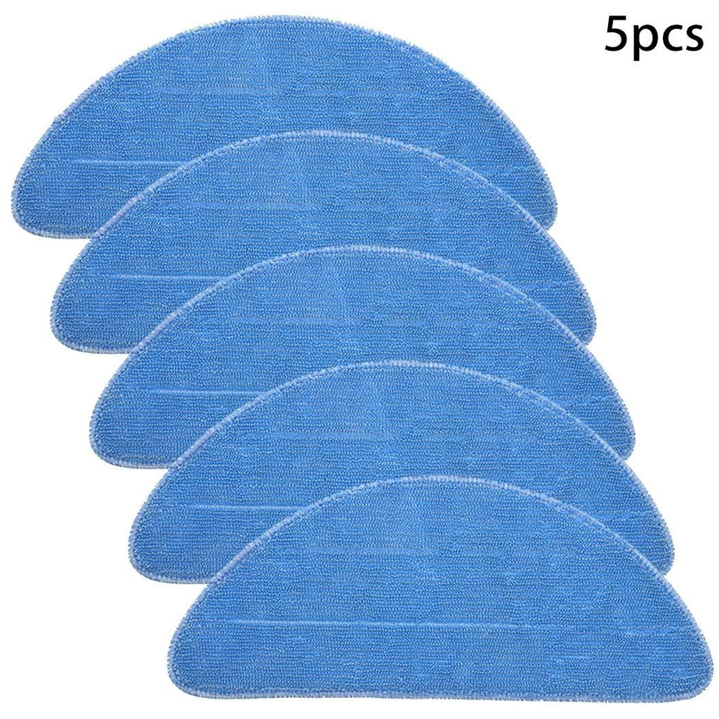 Set of 5 Mop Cloth Rags for ABIR X6 X8 (Robot Vacuum Cleaner)