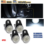 4X LED Under Dash Courtesy Light for Jeep Wrangler TJ, Cherokee XJ, Dodge Ram 1500 (1997–2006)