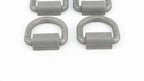 Set of 4 Heavy Duty Weld-On Forged D Rings for Automotive Use
