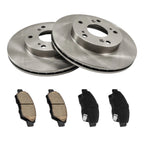 Front Vented Brake Rotors and Ceramic Pads Kit for Honda CR-Z (2011–2015)