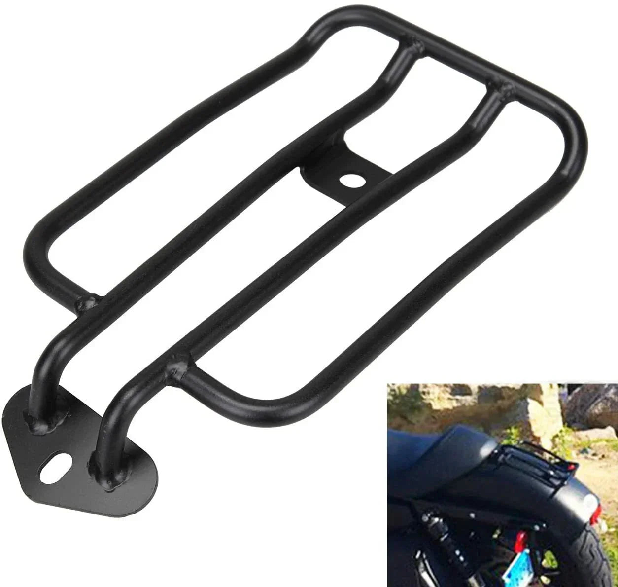 Solo Seat Rear Luggage Rack for Harley Sportster XL 883 1200 (2004-2015)
