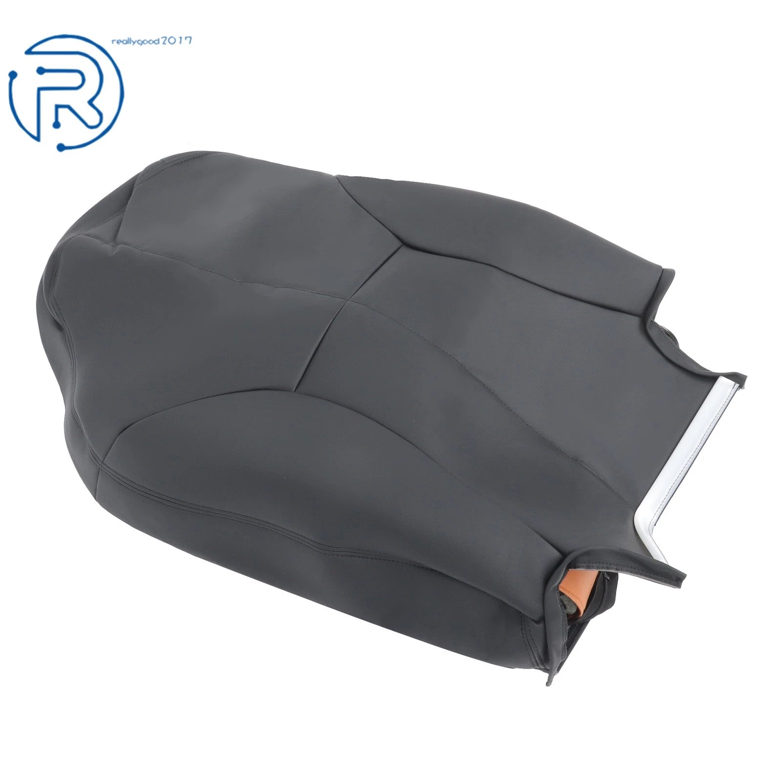 Black Leather Driver Seat Cover for Dodge Ram 1500 2500 3500 (1998-2002)