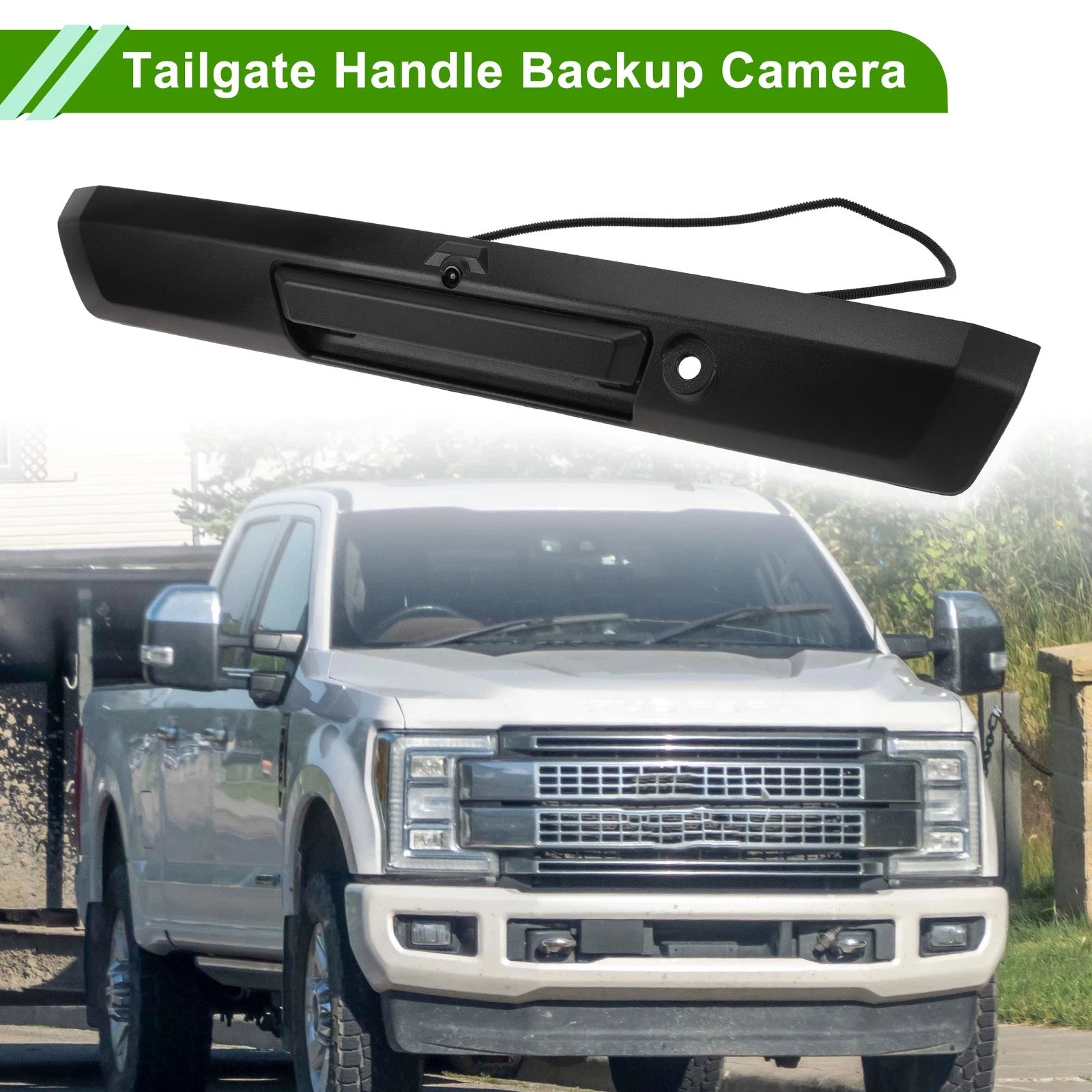 Tailgate Handle with Backup Camera No.HC3Z-9943400-NB for Ford F-250 (2017–2022)