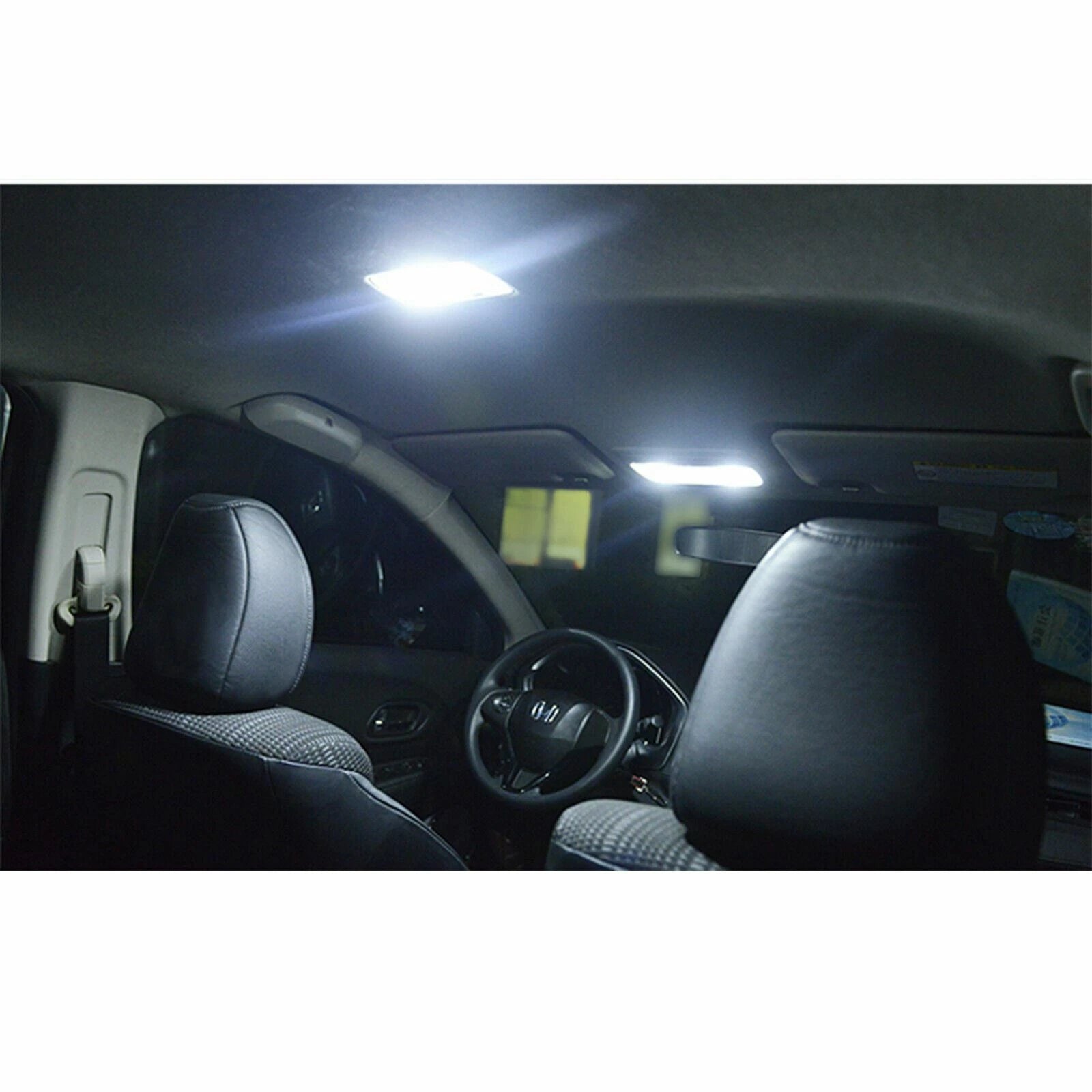 2x Super Bright 6000K White Festoon LED Cargo Dome Bulbs for 44mm Rigid Loop (2017-2025)